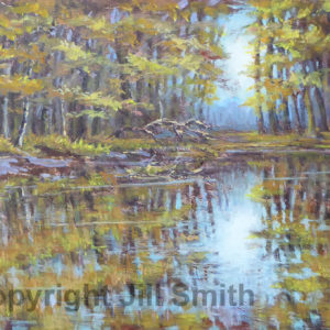 ‘Autumn Reflections’ oil painting