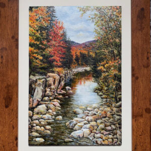 ‘Fall, New England’ oil painting